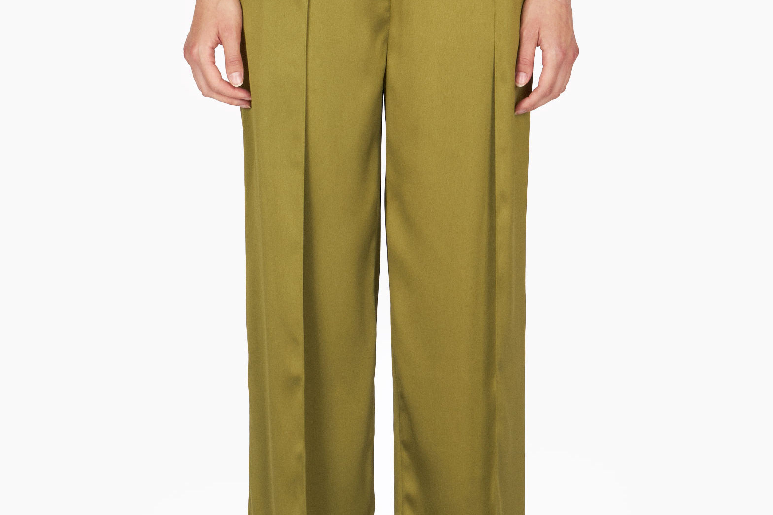 PLEATED SATIN PANTS ACT N1 PLEATED SATIN PANTS ACT N1