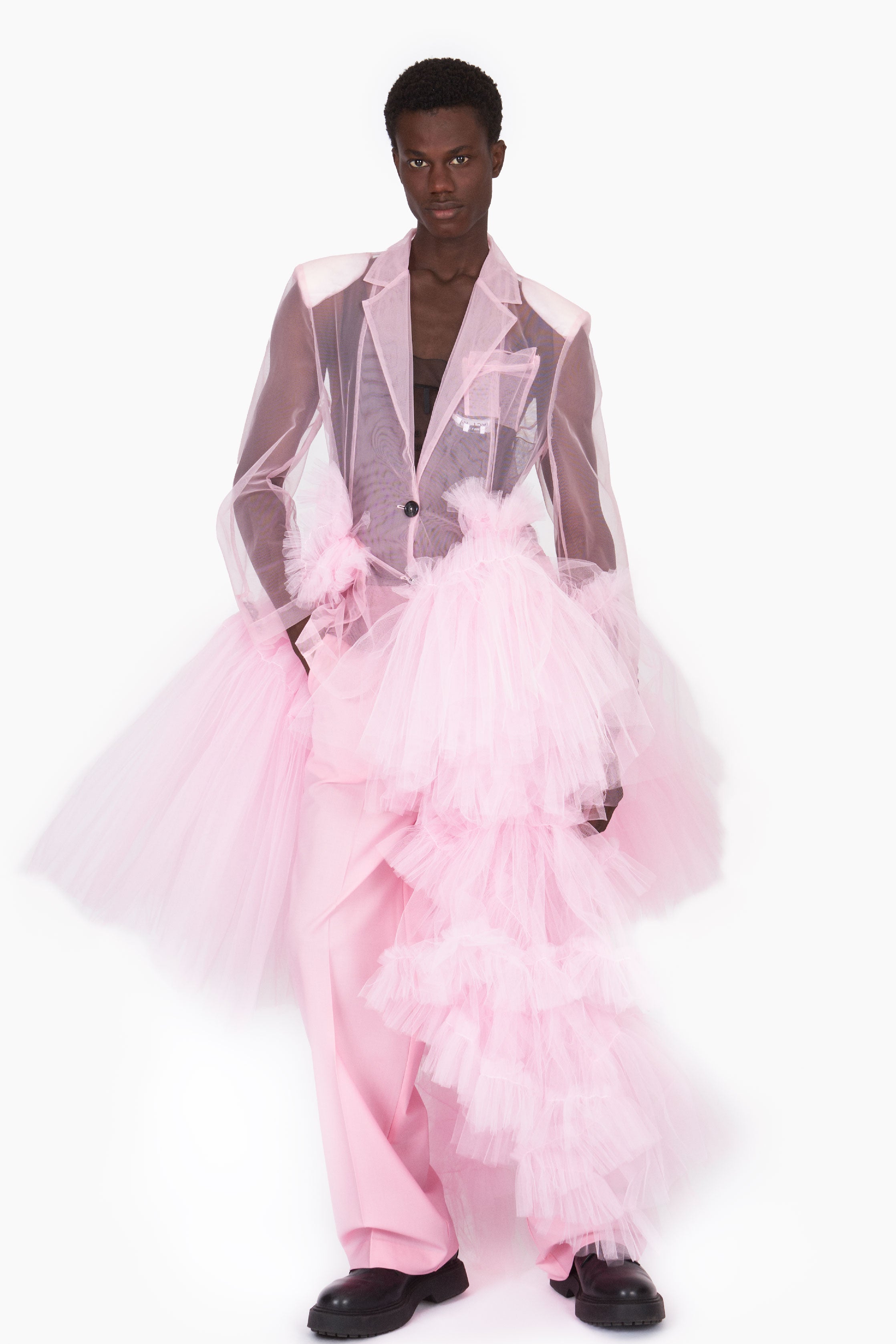 Jacket with tulle hotsell