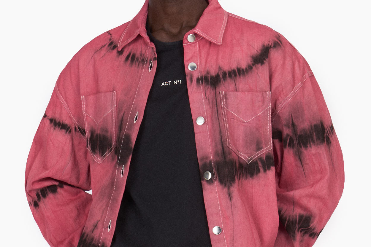TIE-DYE DENIM SHIRT – ACT N°1 TIE-DYE DENIM SHIRT – ACT N°1