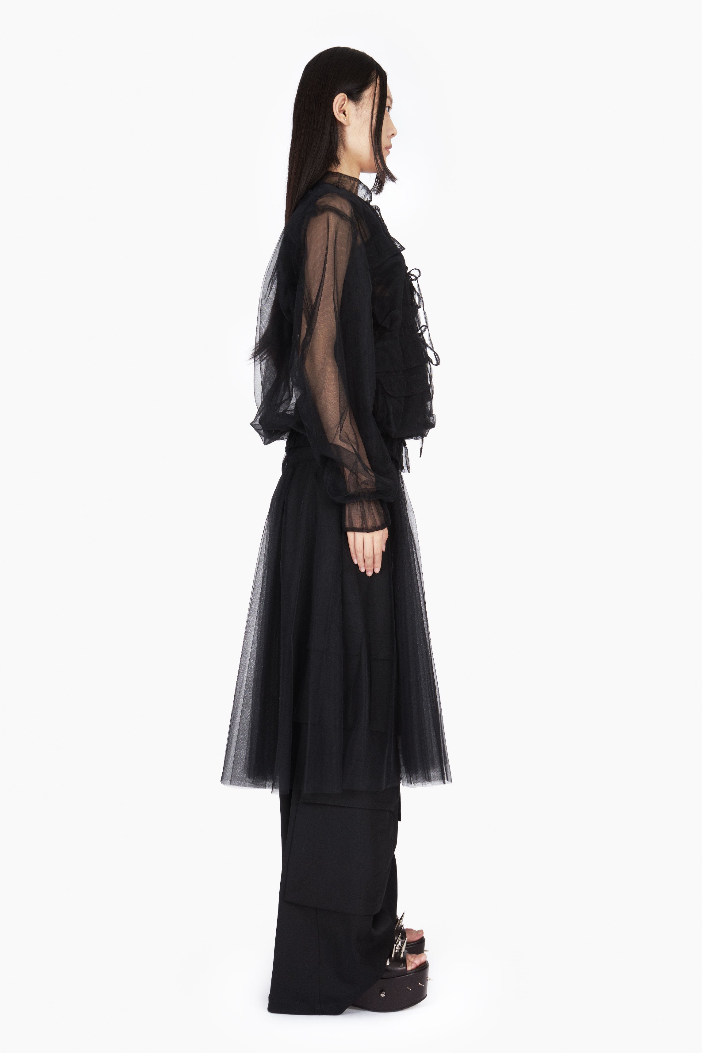 TULLE CARGO BOMBER JACKET – ACT N°1