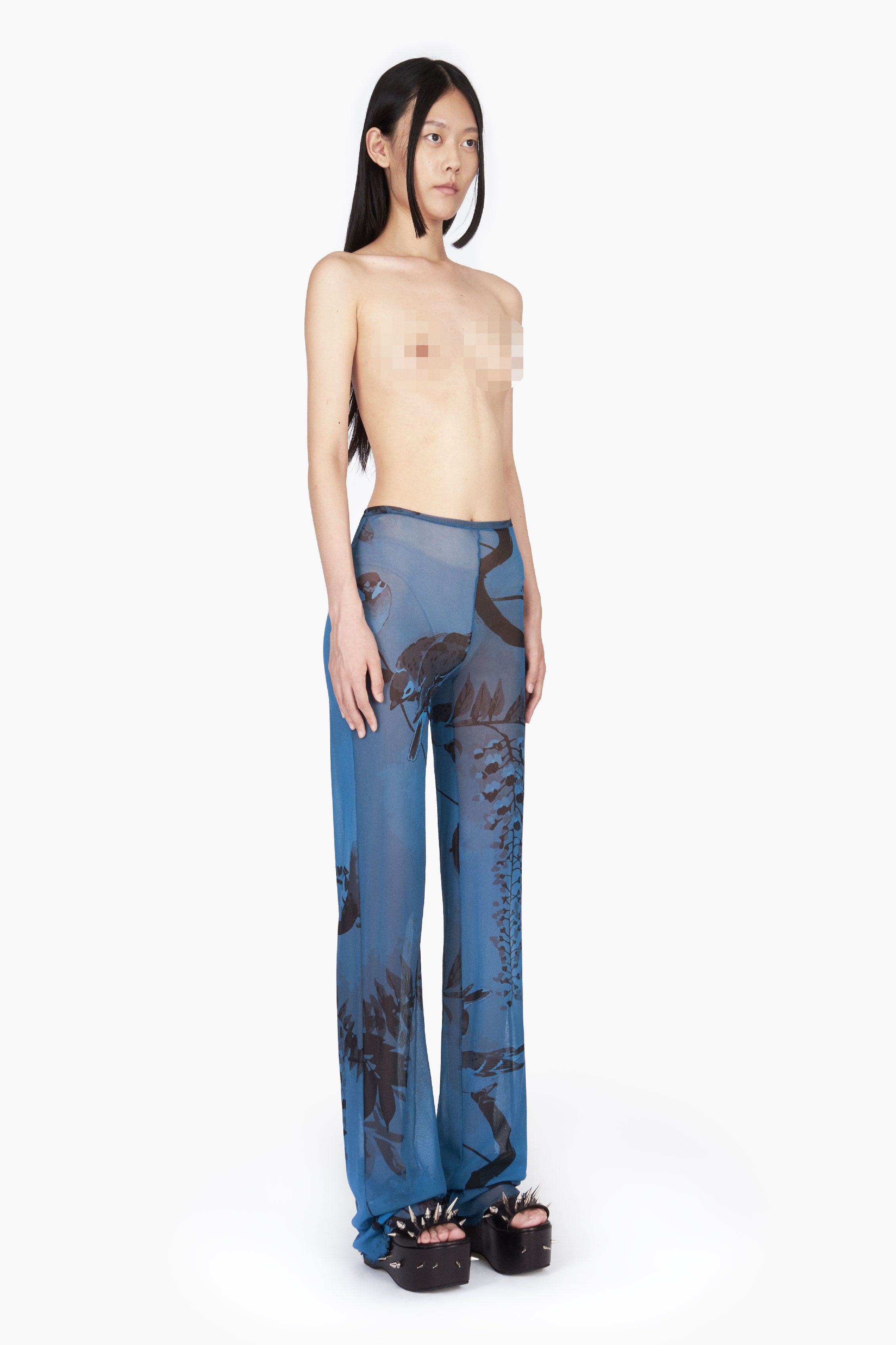 PRINTED MESH PANTS – ACT STUDIO SRL